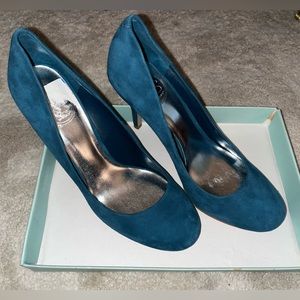 Jessica Simpson Oscar heel - teal - women’s 9